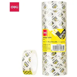 DELI Klebeband 18mm x 27m transparent 8 Stück