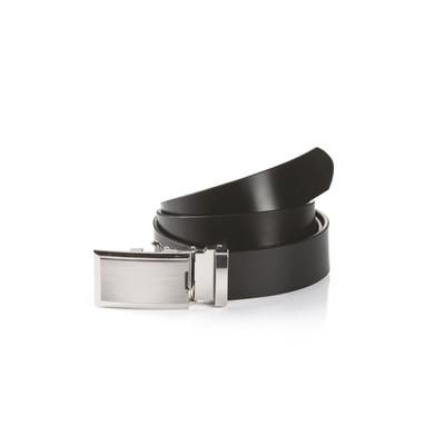 Ledergürtel MONTI, Herren, Gr. 90, schwarz, Obermaterial: 100% Rindsleder, unifarben, Gürtel Ledergürtel, 3,5 cm breit, Klassisch-Business, Automatikschließe