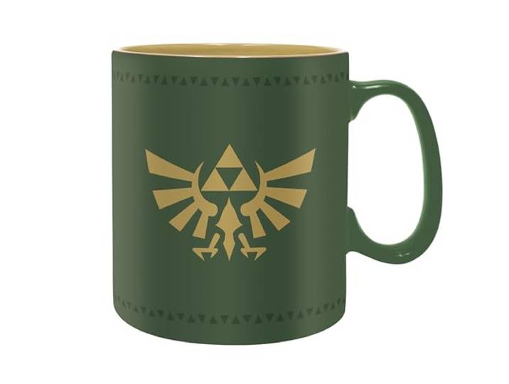 ABYSTYLE - THE LEGEND OF ZELDA Mug Insigne d'Hyrule Grand Contenant Keramik\, Spülmaschinengeeignet\, Mikrowellengeeignet