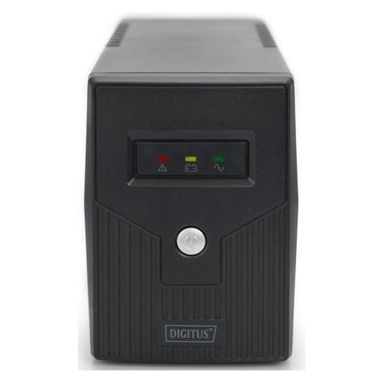 Digitus Line Interactive USV 600VA/360W schwarz 2xSchuko 2xRJ11 AVR H279xB101xT142 mm (600 VA, 360 W, Line-Interaktiv USV) (DN-170063)