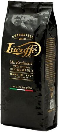 cafeLucaffe Lucaffé Mr. Exclusive 100% Arabica Kaffeebohnen 1 Kg - MaxiCoffee