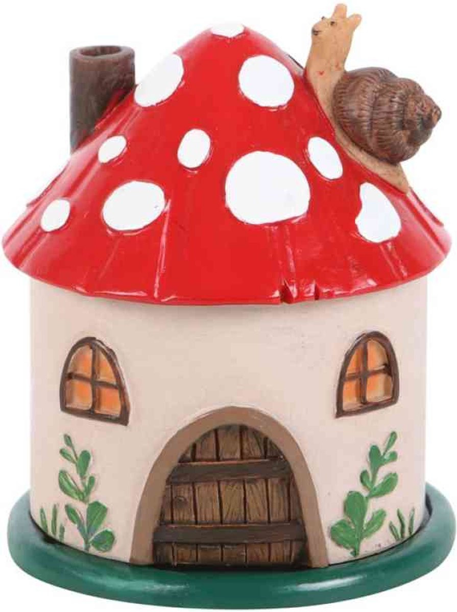 Something Different Mushroom House Resin Wierookhouder - Multicolours