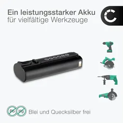 Cellonic, Werkzeugakku + Ladegerät, Akku f??r Paslode 900600, 902000, IM50 F18, 900420, 900400, IM-350, 901000 (6 V)