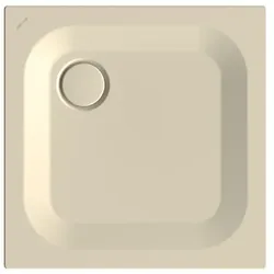 Bette quadrat Duschwanne „BetteUltra“ 700 × 700 mm ohne Oberflächenbeschichtung, ohne Oberflächenveredelung, ohne Wannenträger, in Jasmin