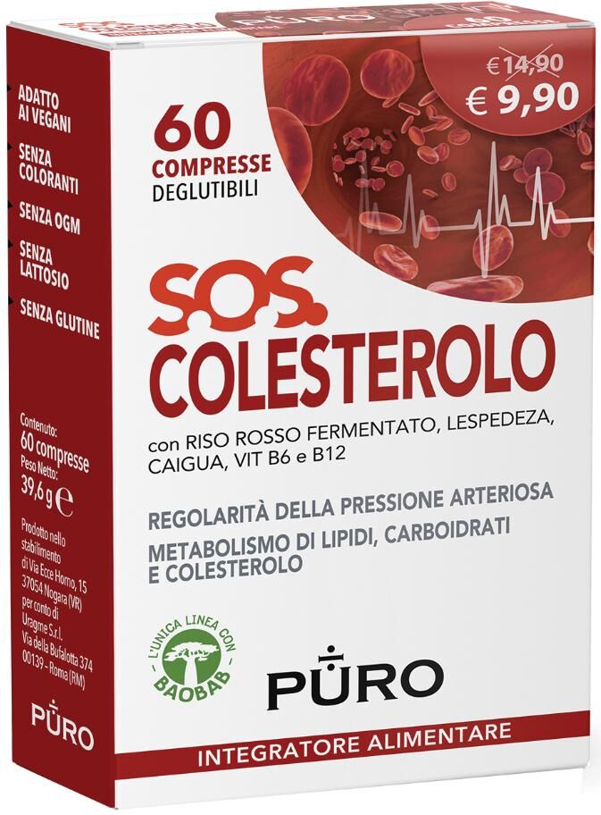 URAGME Srl PURO SOS Colesterolo 60Cpr
