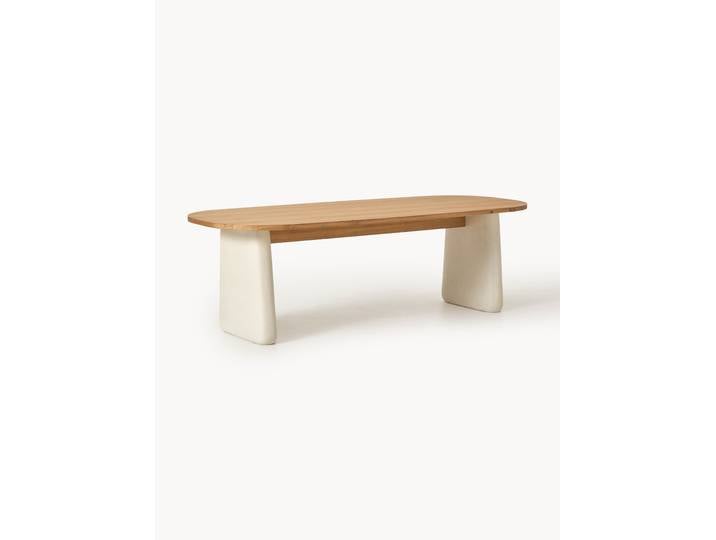 Table ovale en chêne Dune, tailles variées