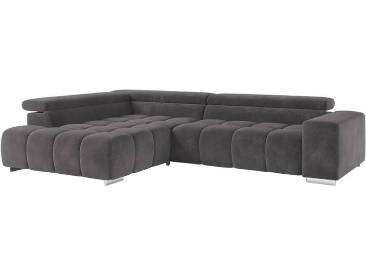 Ecksofa ORION Stoff graphite gray