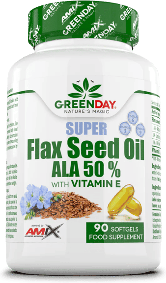 Amix Greenday Super Flax Seed Oil 50% 90 Perlas
