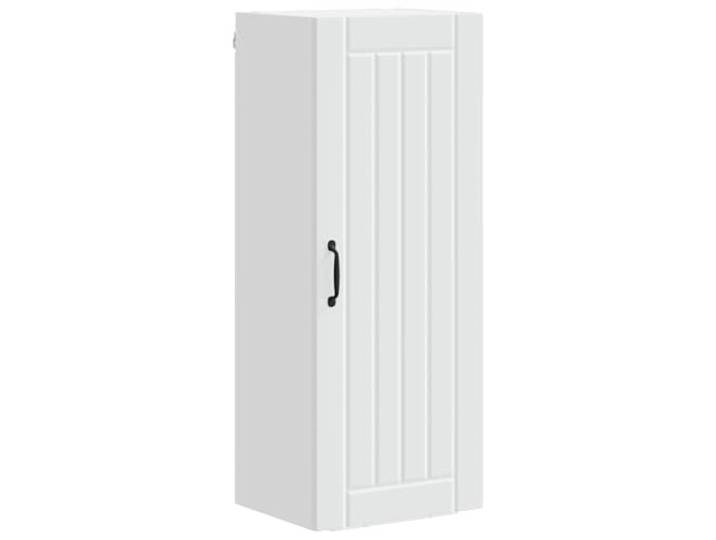 KGHFDVB Wandschrank Küche Weiß 40 x 31 x 100 cm Holzwerkstoff Holzwerkstoff, elegantes modernes Design, für Küchen im Innenbereich, schlichte Funktionalität, langlebige Struktur