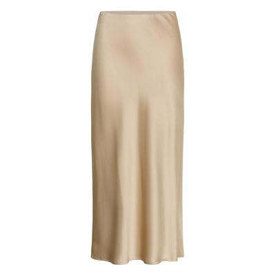 Midirock KAFFE "Damen Freizeitrock KALOTTE", Damen, Gr. 44, blau (feather gray), Obermaterial: 100% Polyester PES., Röcke