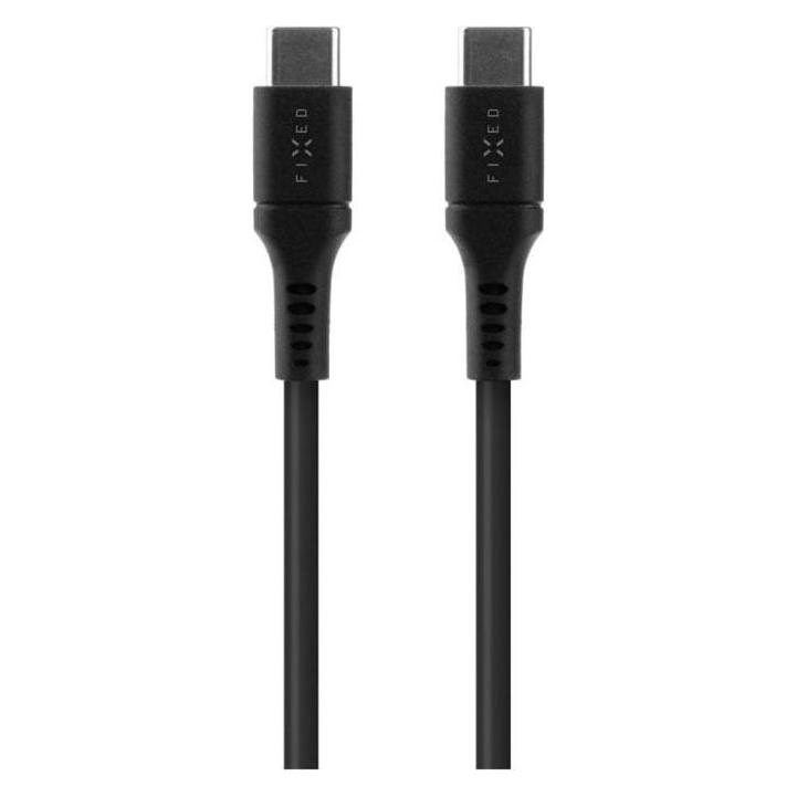 Fixed Liquid-Silicone-Kabel USB-C/USB-C (1.20 m, USB 2.0, 60 W) (FIXDLS-CC12-BK)