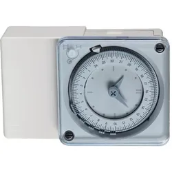 Legrand 924434 MaxiRex QT, analoge Tagesschaltuhr m. Gangreserve,Fronttaf, 1 Kanal, 9-48VAC/DC