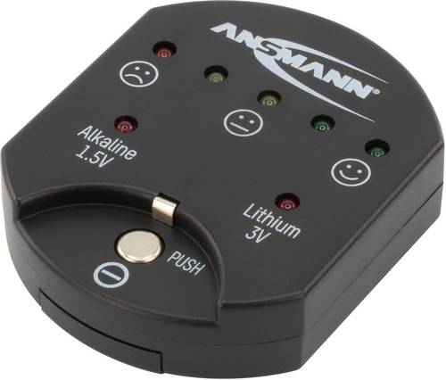 Ansmann Batterietester Button cell Messbereich (Batterietester) 1,5 V, 3V Batterie 1900-0035