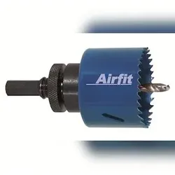 airfit Kreisschneider 57mm, HSS Bimetallmit Aufnahme, für Kunststoff u. Metall