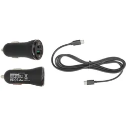Brodit Zigarettenanzünder Adapter, Auto Adapter, Schwarz