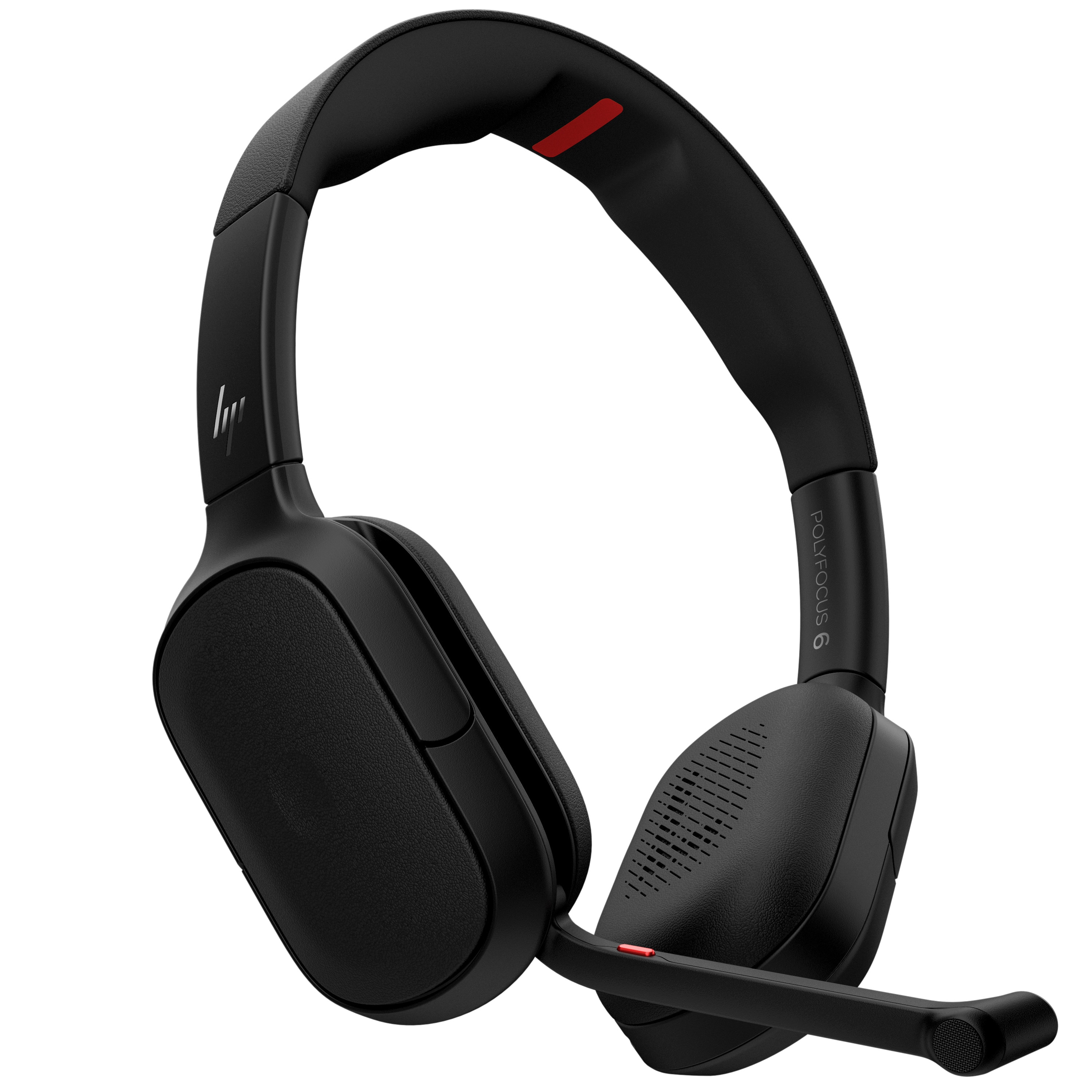 HP | Poly Focus 625 Stereo-Headset Schwarz, kabellos, Bluetooth, USB-C, ANC, Over-Ear-/ On-Ear-Kopfhörer (wechselbar) C56XPAA#AC3