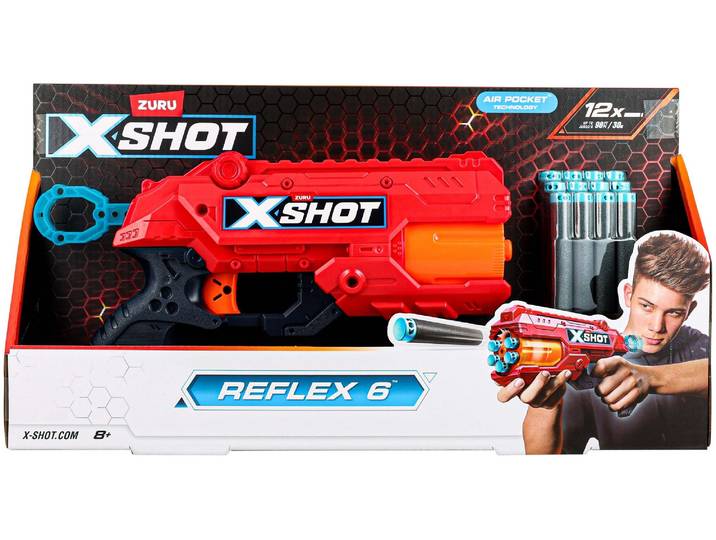 Zuru X-Shot - Excel Reflex 6 Blaster 8+ Jahre