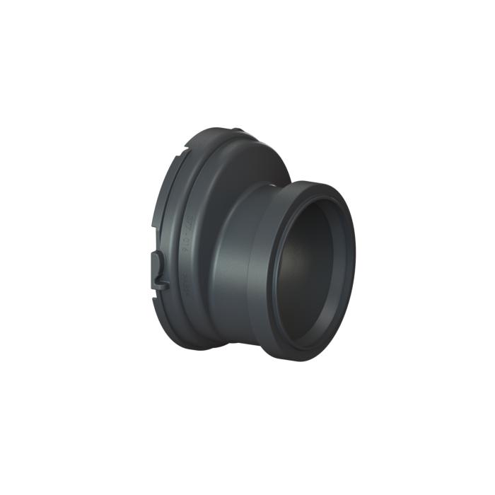 Kessel Muffe 83086 DN 125, abnehmbare Stutzen beidseitig