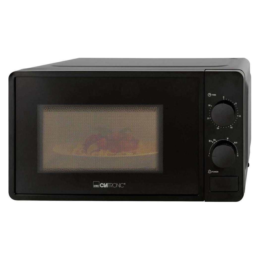 Clatronic Mikrowelle MW 791 20L 700 Watt MW 785 (schwarz) (20 l) (264000)