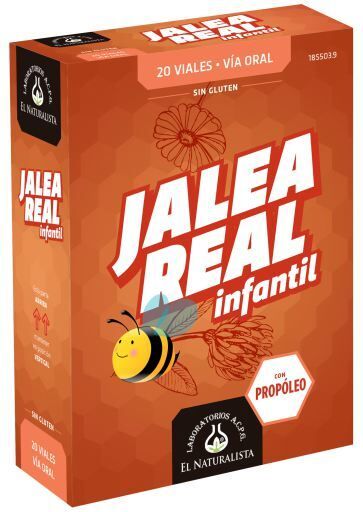 El Naturalista Jalea Real Infantil con Propóleo 20 viales 20 Unidades
