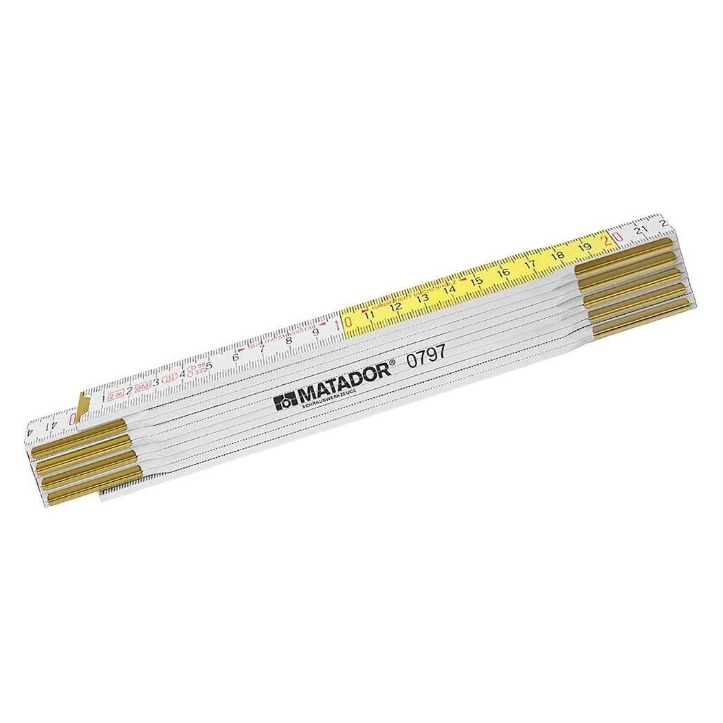 Matador Schraubwerkzeuge Holz 7970001 Zollstock 2 m Holz (2 m) (7970001)