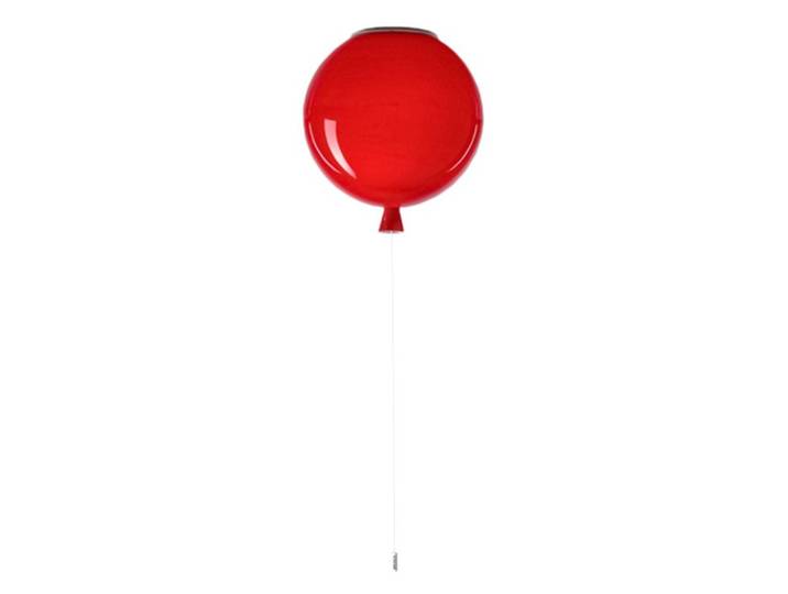 BROKIS lampe au plafond plafonnier MEMORY LARGE (Rouge brillant - Verre)