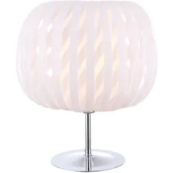Tisch Leuchte Wohn Schlaf Zimmer Beleuchtung Beistell Lese Lampe weiß im Set inkl. LED Leuchtmittel