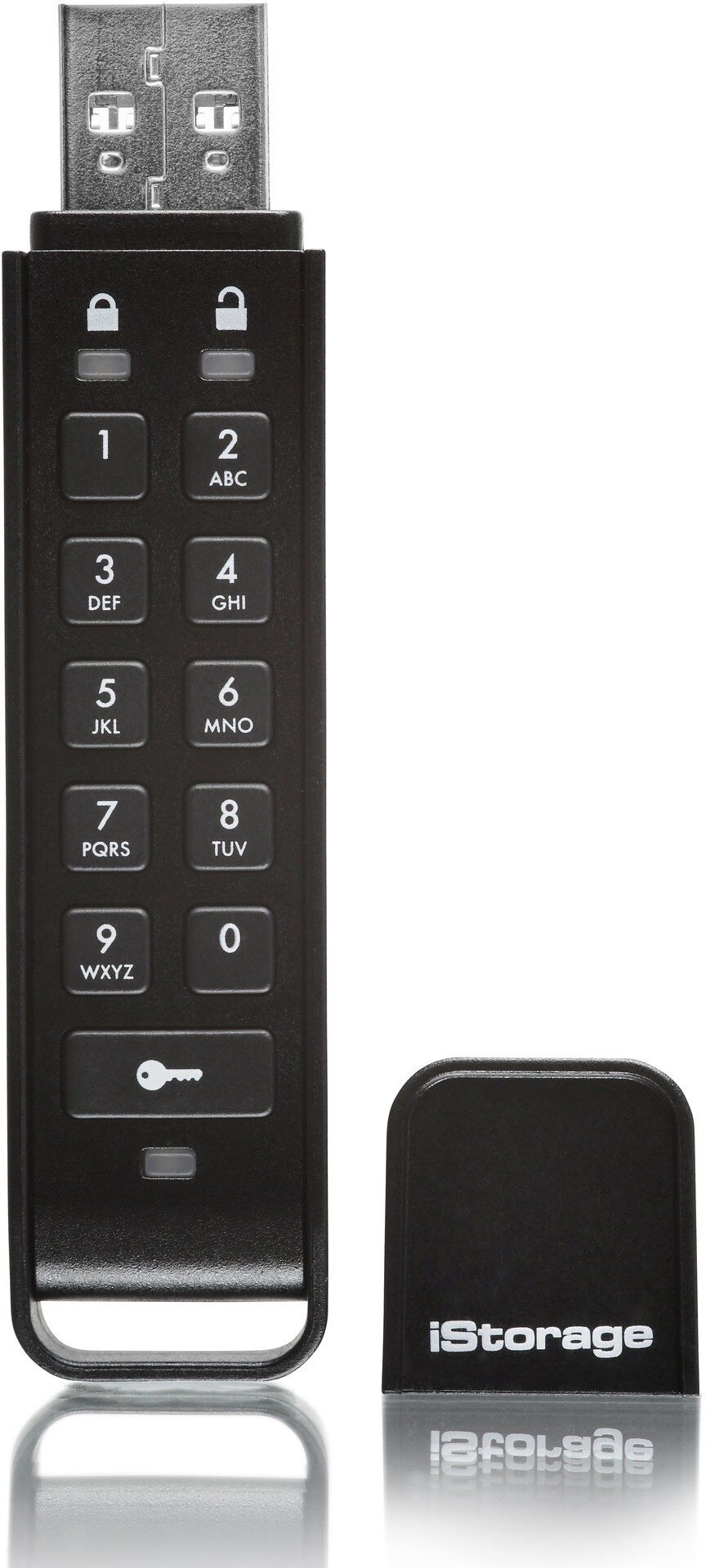iStorage datAshur Personal² Secure USB 3.0 Flash Drive, AES-XTS 256-bit Hardware Encryption, PIN Protected - 64GB