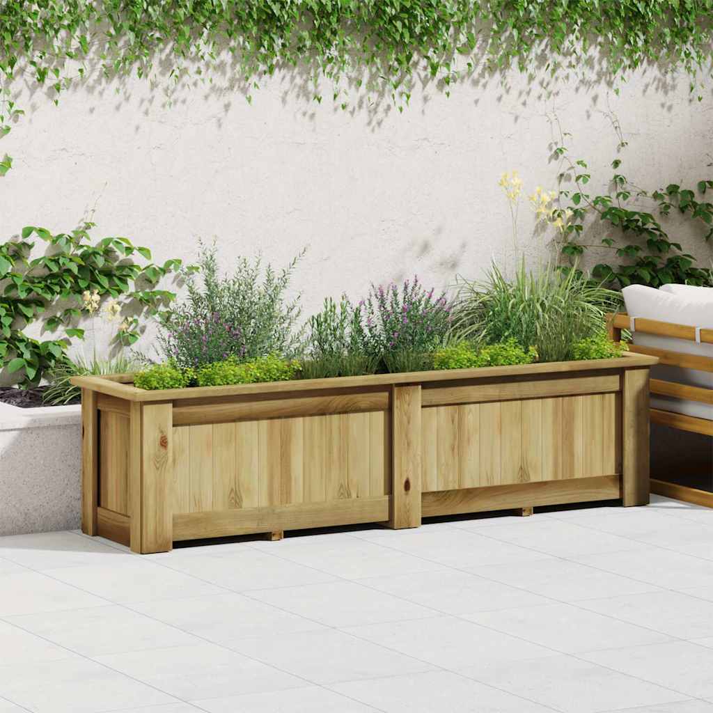 vidaXL Jardinière surélevée 196x50x50 cm Bois de pin imprégné