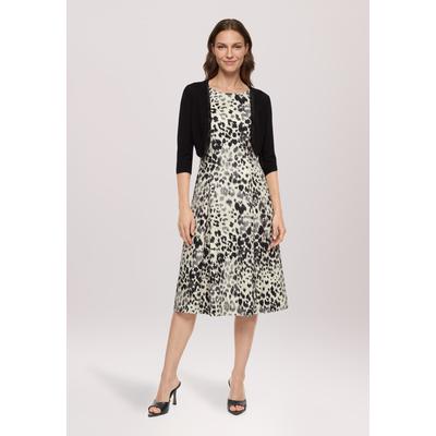 Bolerojacke VERA MONT "Damen figurbetont", Damen, Gr. 32, schwarz, Jersey, Obermaterial: 92% Viskose, 8% Elasthan. Besatz: 100% Polyester, festlich, figurbetont, Ärmel ohne Ärmelschlitz, Jacken