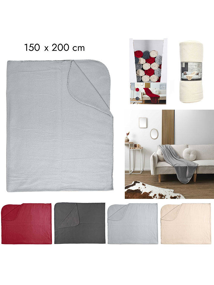 THE HOME DECO FACTORY Plaid - (L)200 x (B)150 cm - onesize