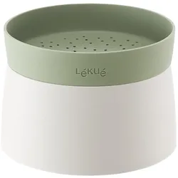 Lékué Rice & Pasta, Vorratsbehälter, Grün, Weiss