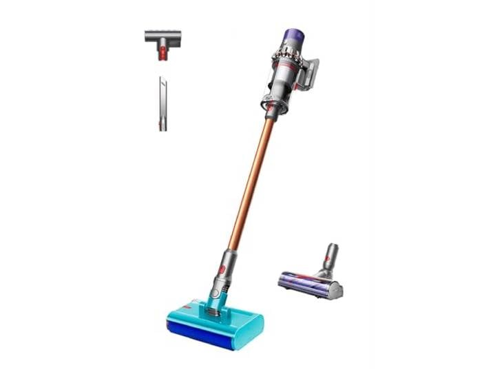 Dyson Cyclone V10 Submarine™ aspirateur Balai Sec et Humide Tete laveuse pour sols durs\, 150 AW\, jusqu'a 60 min d'autonomie\, vidage hygienique\, mode a main