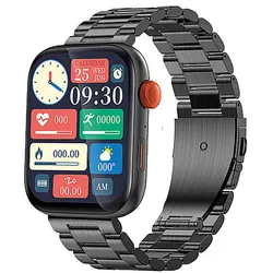 Atlanta 9739/7 Smartwatch in Unisexgröße mit 2 Bändern Schwarz
