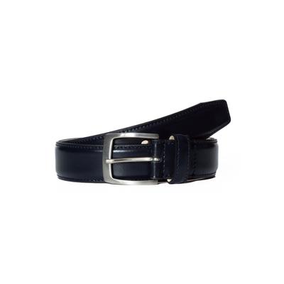 Ledergürtel BA98-COLOGNE "BA98-Cologne Ledergürtel", Herren, Gr. 110, blau (marine), Obermaterial: 100% Lammleder LEL., uni, Gürtel Ledergürtel, handgefertigt
