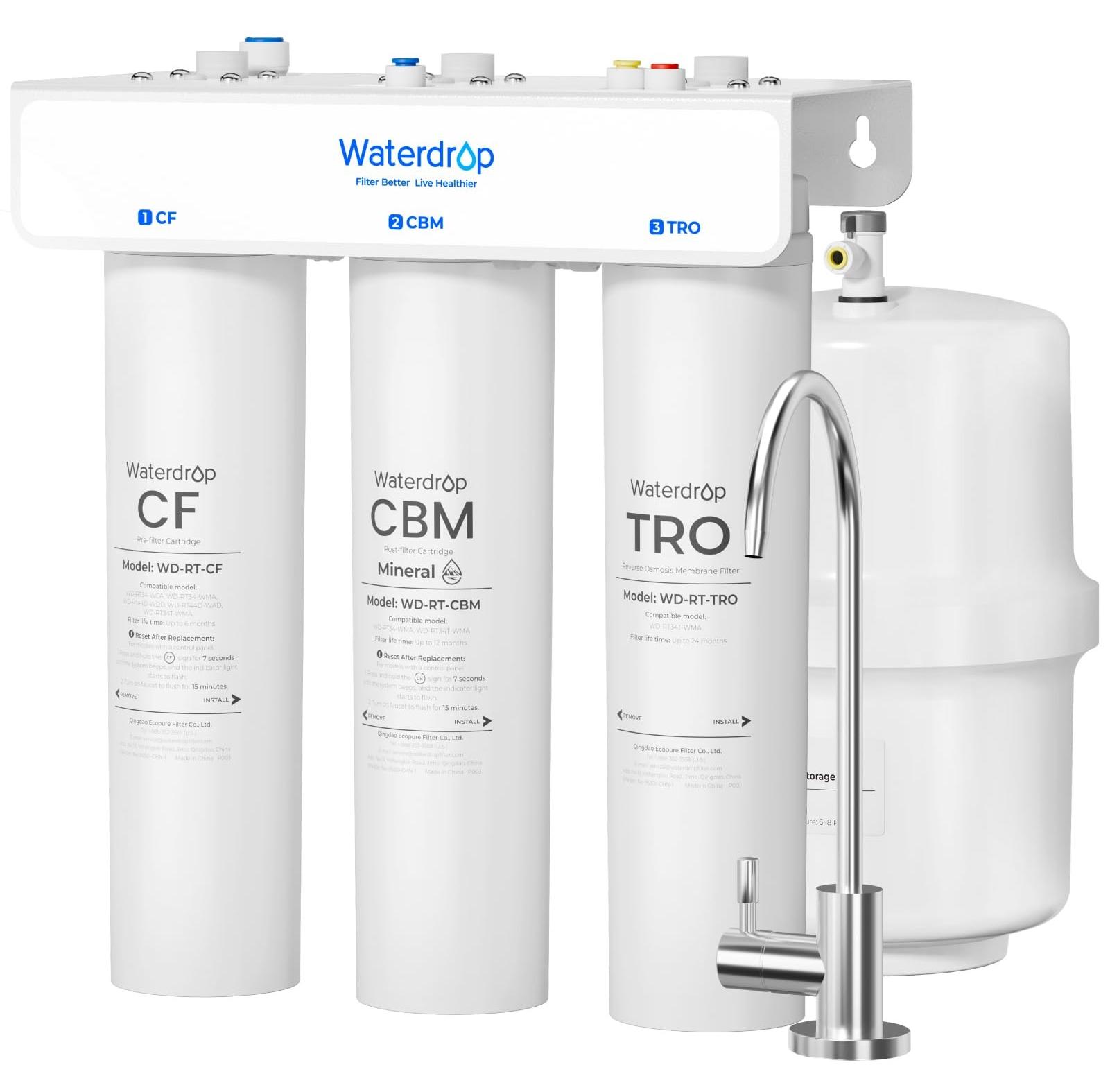 7-stufiges Umkehrosmose-Wasserfiltersystem