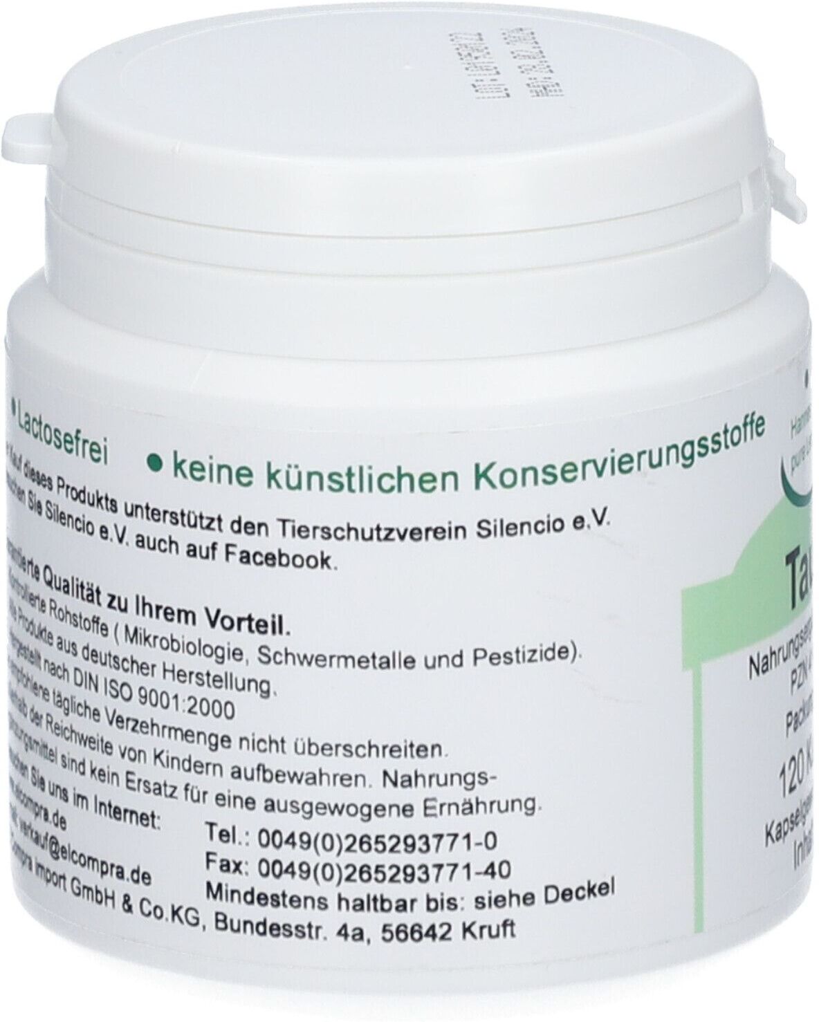 Pure Taurin Vegi Kapseln 120 St