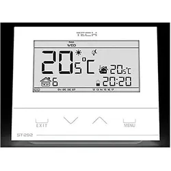 Tech Air ST-292V3 kabelgebundener Raumregler L-5 (3 mm Glas) weiss, Thermostat, Weiss