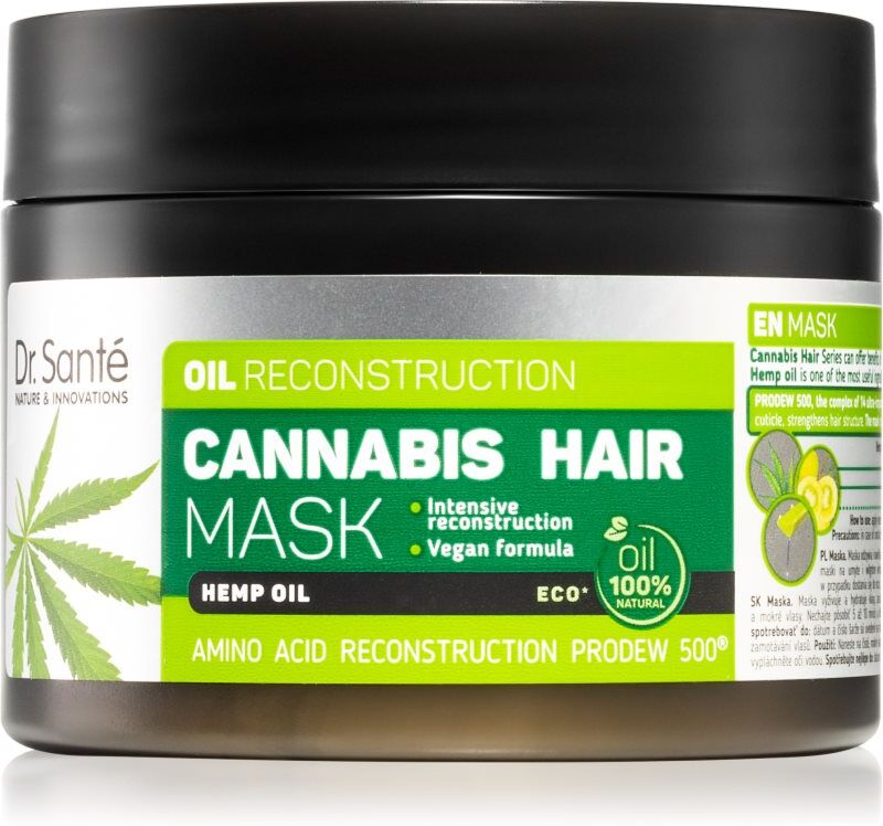 Dr. Santé Cannabis masque régénérant pour cheveux abîmés 300 ml