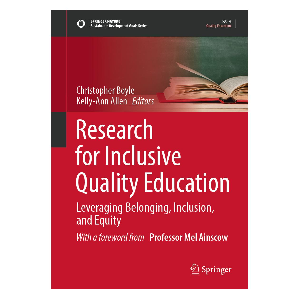 Springer Research for Inclusive Quality Education (Englisch, Hardcover, Christopher Boyle, Kelly-Ann Allen) (71876275)