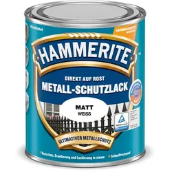 Metallschutz-Lack 750ml matt weiß - weiß