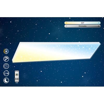 BRILONER LEUCHTEN LED Panel "FRAMELESS", weiß, Leuchten