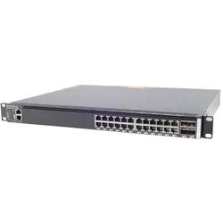 Lenovo IBM RackSwitch G7028 Rear (24 Ports), Netzwerk Switch, Schwarz
