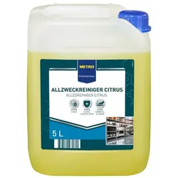 METRO PROFESSIONAL Allzweckreiniger Citrus 5 L gelb