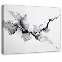LEINWANDBILD Abstrakt Marmor Grau 100x70 cm