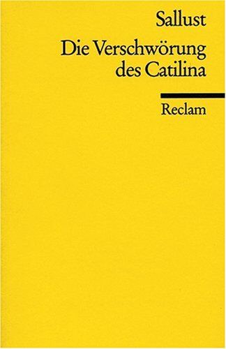Sallust - Die Verschwörung des Catilina - Preis vom 09.10.2026 07:28:09 h