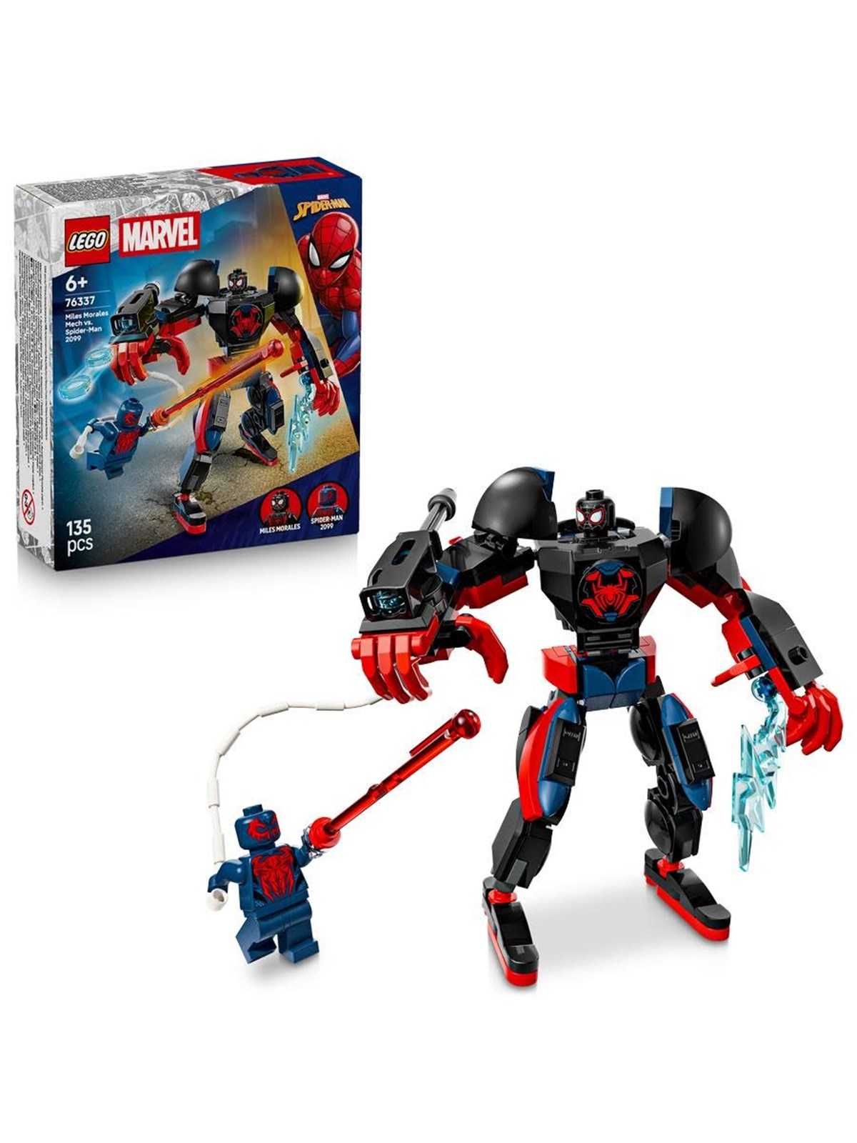 LEGO Marvel 76337 Miles Morales Mech vs. Spider-Man 2099