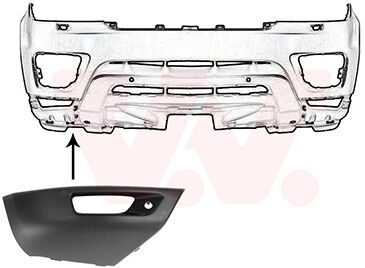 Van Wezel Spoiler 0256502 Vorne Rechts Für Land Rover