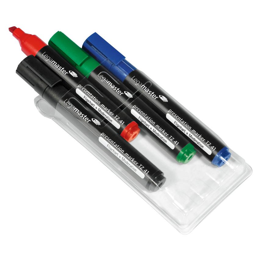 Legamaster Moderationsmarker TZ41 4er Set (4x) (8713797026178)