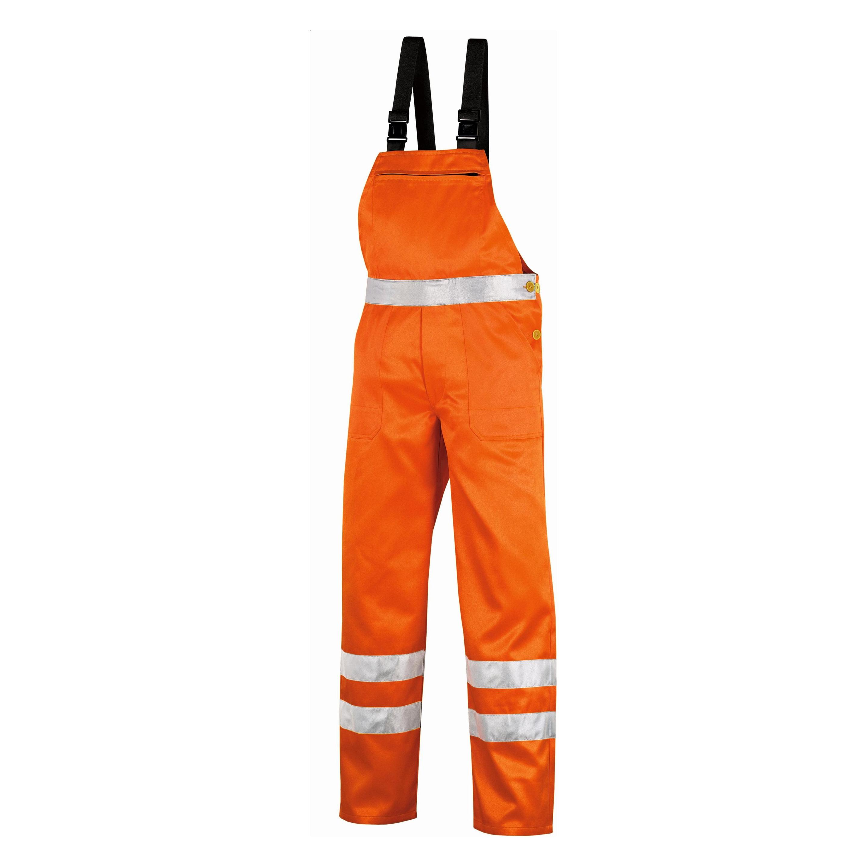 Runnex teXXor Warnschutz-Latzhose HAMILTON leuchtorange Gr. 64 (64) (228247)
